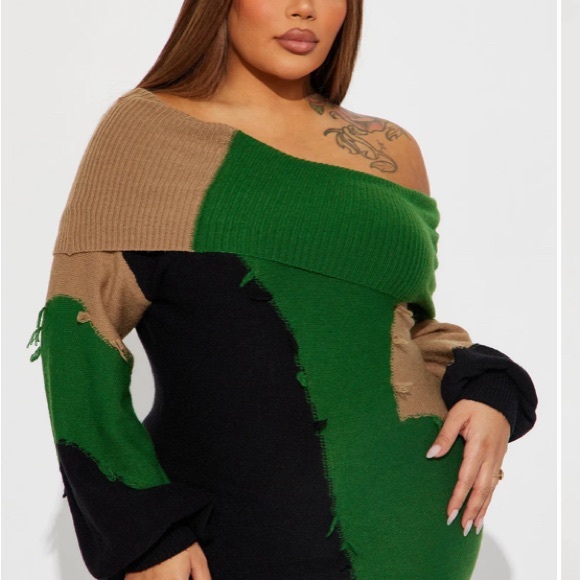 Women’s Sweater Dress - Picture 2 of 3